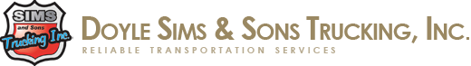 Doyle Sims & Sons Trucking, Inc. Logo
