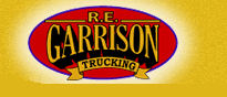 R E Garrison Trucking Logo