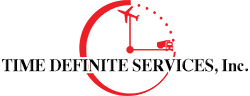 Time Definite Services Transportation Logo