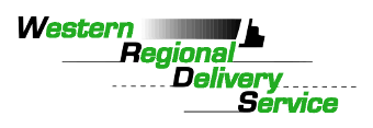 Western Regional Delivery Service Logo