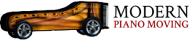 Modern Piano Moving Logo