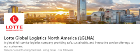 Lotte Global Logistics North America Logo